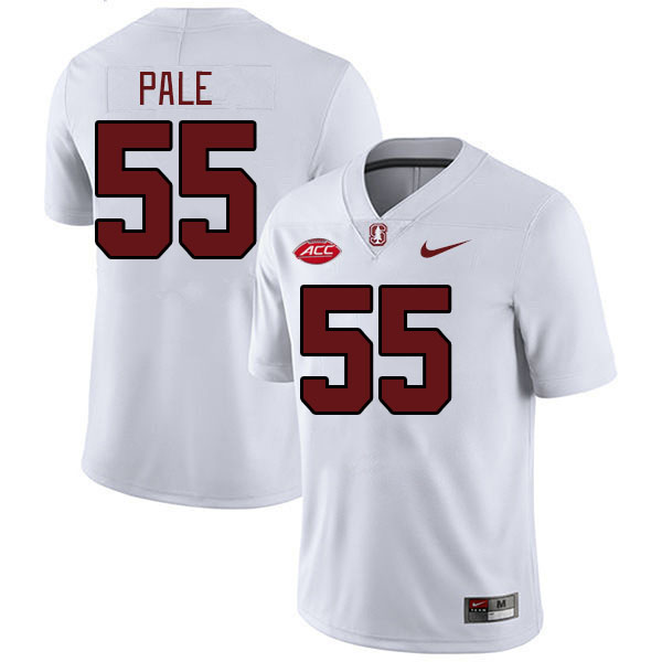 Men #55 Simione Pale Stanford Cardinal 2024 ACC Conference College Football Jerseys Stitched-White